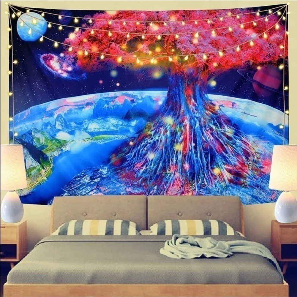 NWT-STUNNING TREE-SPACE TAPESTRY